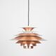Danish vintage pendant lamp Verona by Kurt Wiborg, Jeka, 1980s