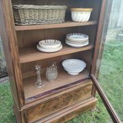 Parisian glass cabinet.