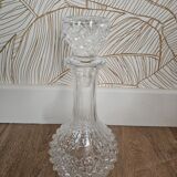 Molded glass carafe