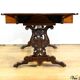 Table, bureau à volets en palissandre massif, époque Restauration, début XIXème
