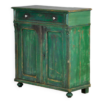 Commode en pin massif, années 1910