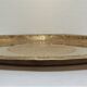 Moroccan patinated brass platter 70s