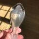 Antique engraved glass carafe