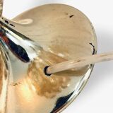 Ensemble de 2 lampes en verre bullé par Helena Tynell 1970