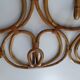 Vintage rattan coat rack by Franco Albini