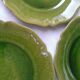 6 flat plates green BIOT