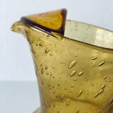 Bubble glass pitcher