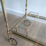 Brass rolling table from the Baguès house.