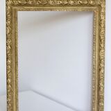 Old gilded wooden frame