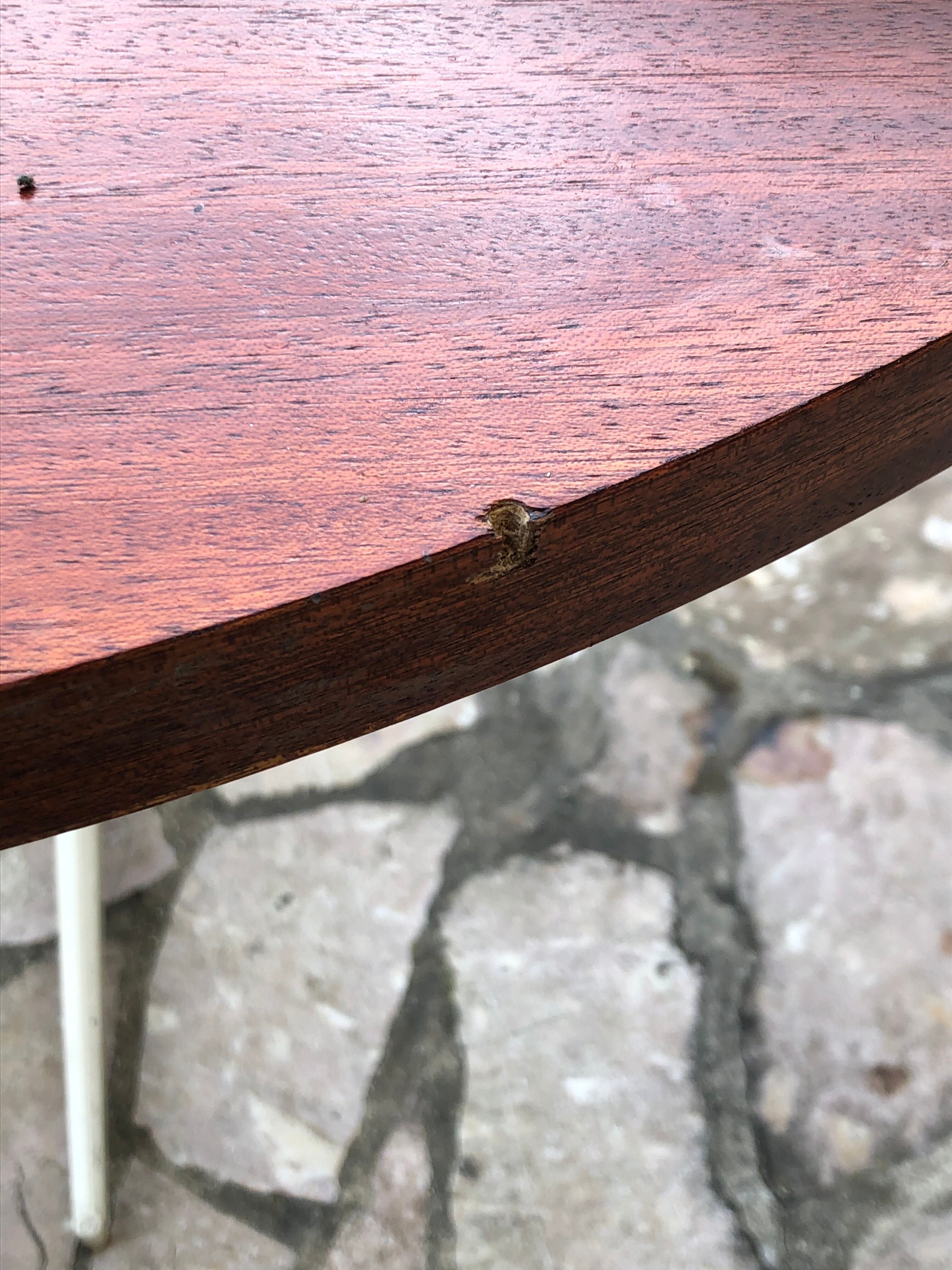 Table ronde vintage 1960