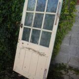 Old glass door