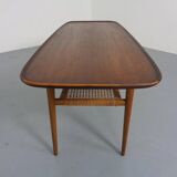 Teak & Oak Coffee Table by Børge Mogensen for Fredericia Stolefabrik, 1950s