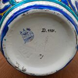 Charles Catteau vase lamp, Boch La Louvière, art deco ceramic