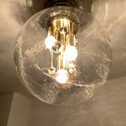 Ice Glass Flush Lamp by Doria