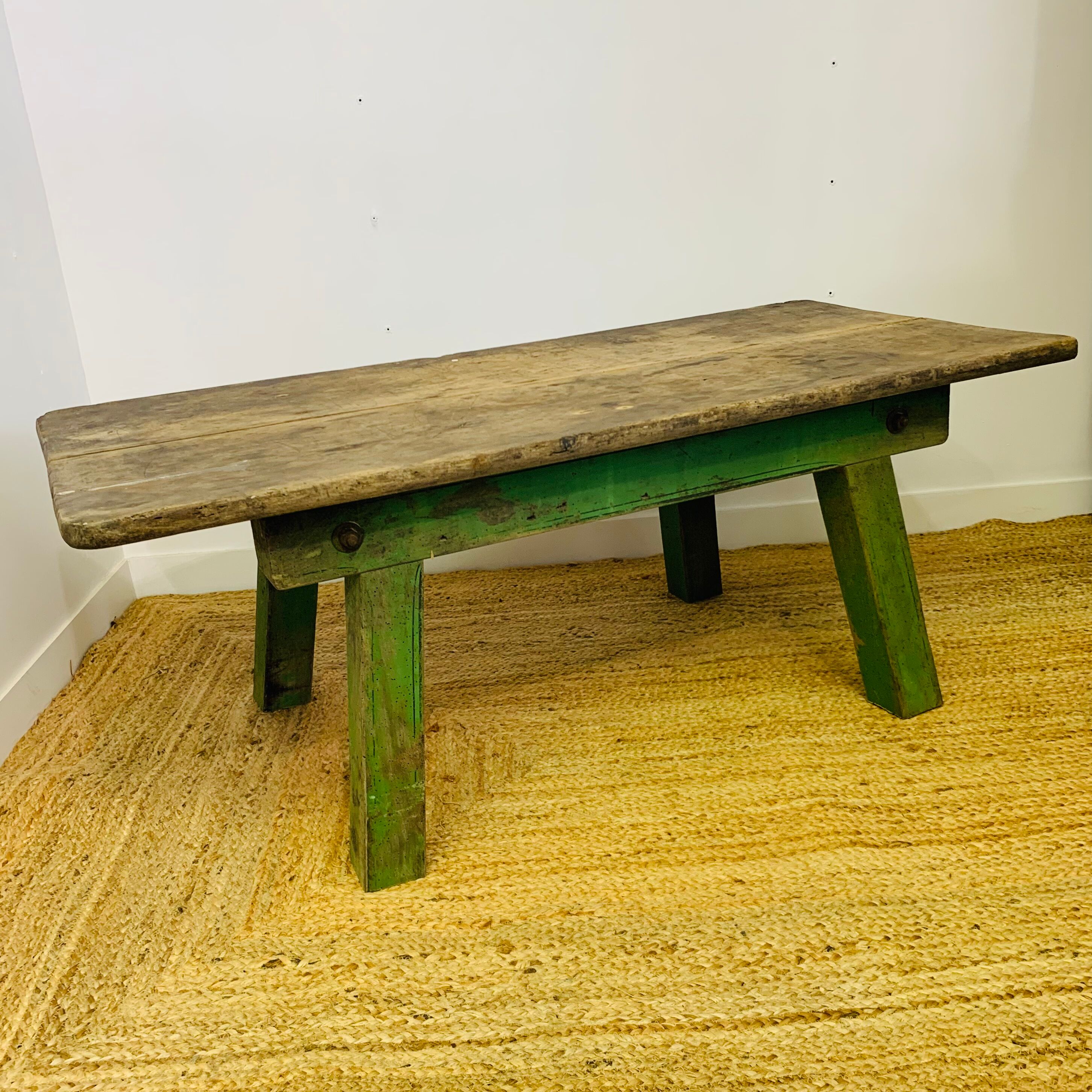 Industrial coffee table