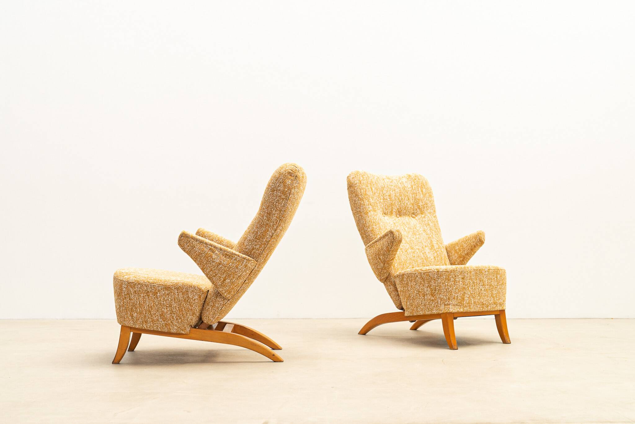 Pair of Penguin armchairs by Theo Ruth for Artifort