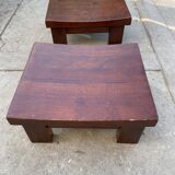 Pair of Asian bedsides