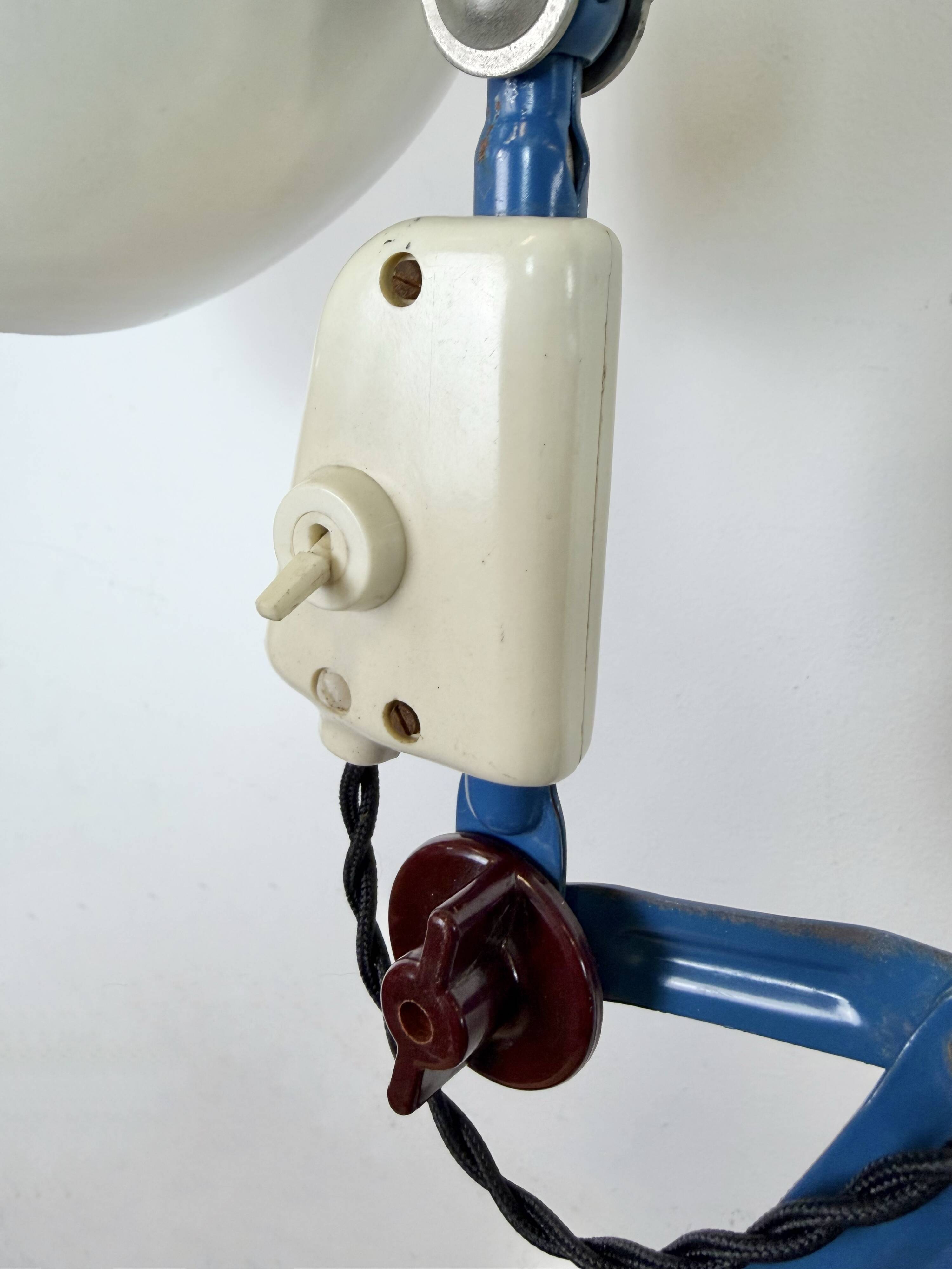 Industrial East German Scissor Lamp from VEB Zweckleuchtenbau Dresden, 1950
