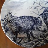 Plat creux motif Sanglier