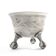 Neoclassical salt cellar, silver-plated brass, Norblin, Poland, 19th century
