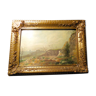 Impressionist painting, XIX-XX°s., landscape, oil on wood signed A.Hervé