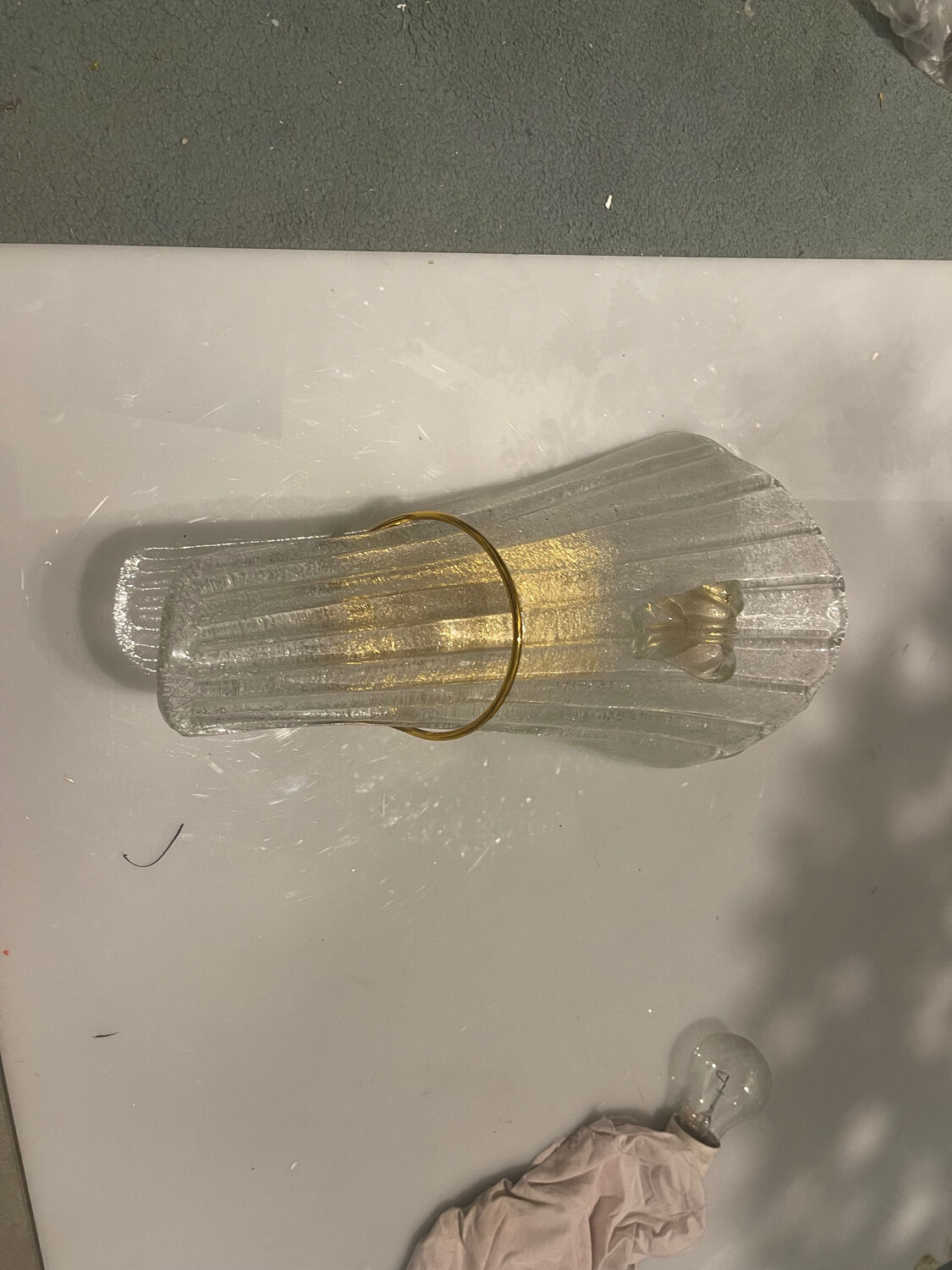 Large Venetian Murano Glass Sconces Set of 3