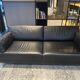 2 Vitra Park sofas by Jasper Morrison - Black leather