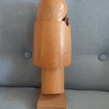 Vintage Japanese kokeshi doll in bamboo japenese dancing geisha