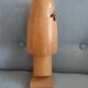 Vintage Japanese kokeshi doll in bamboo japenese dancing geisha
