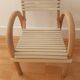 Baumann chair curved wood