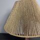 Wooden lamp by Olivier 70s