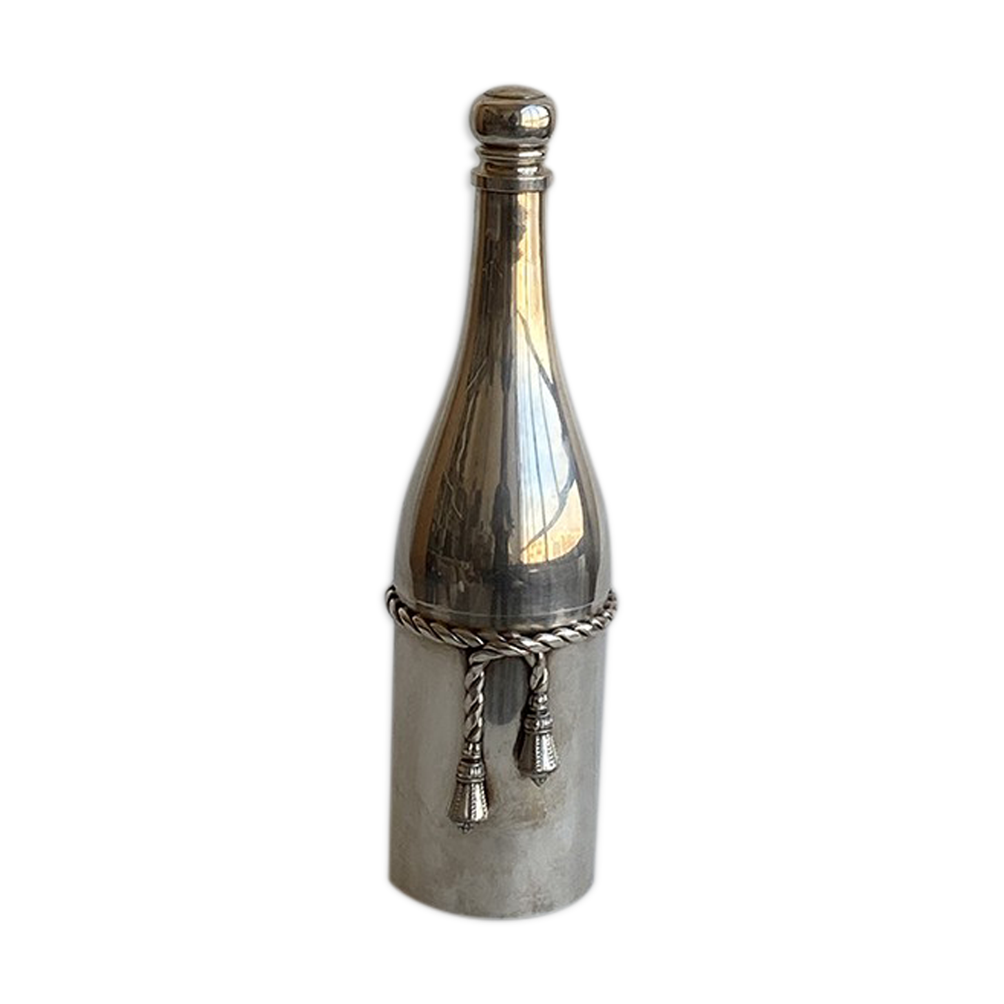 Cocktail shaker Maria Pergay 1970 bottle Champagne punches