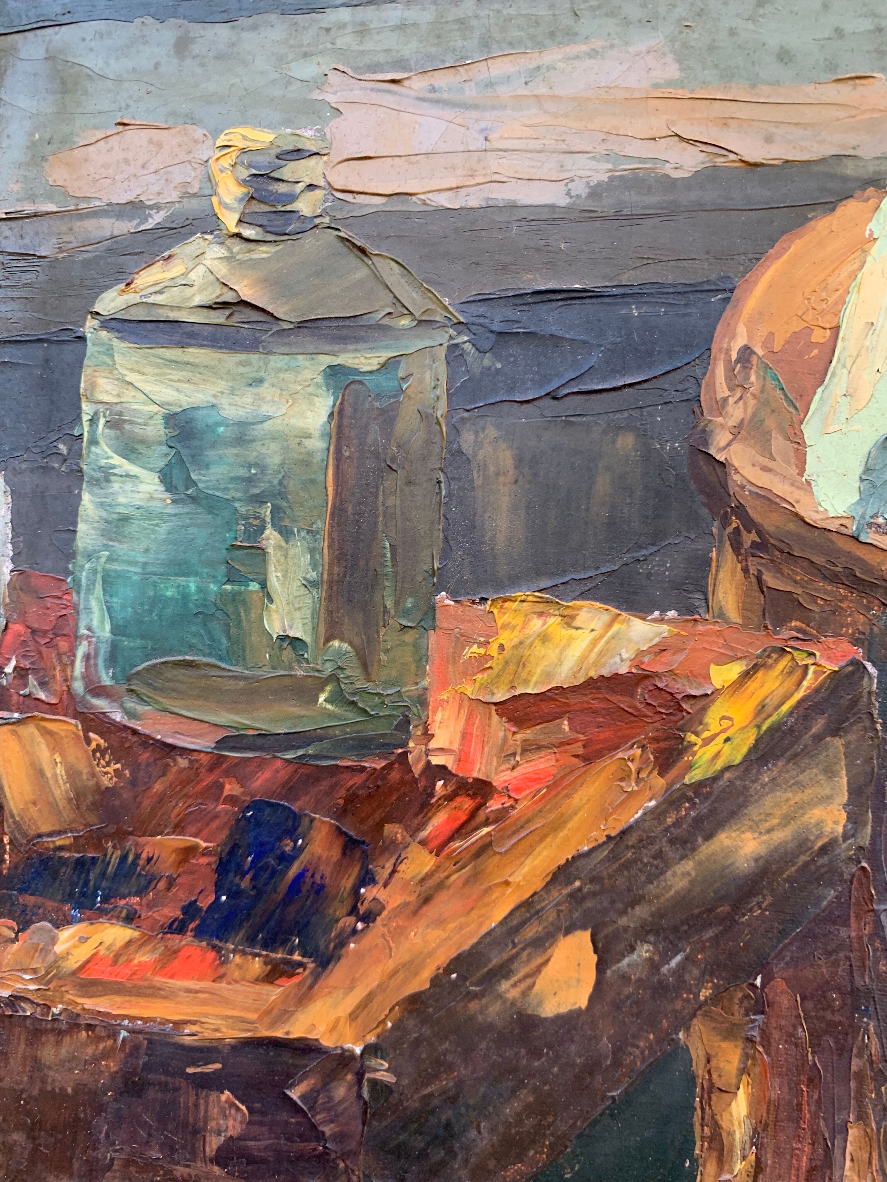 All sold! Large oil on canvas 1938.170 x125cm