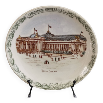 Grand Palais Plate Universal Exhibition 1900 -Terre de Fer- HB Henry Choisy