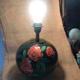 Dark Green Lamp Foot Art Deco Louis Drimmer