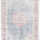 8x11 Light Navy Blue Classic Turkish Vintage Rug, 239x333Cm