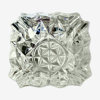 Vintage crystal ashtray 70s