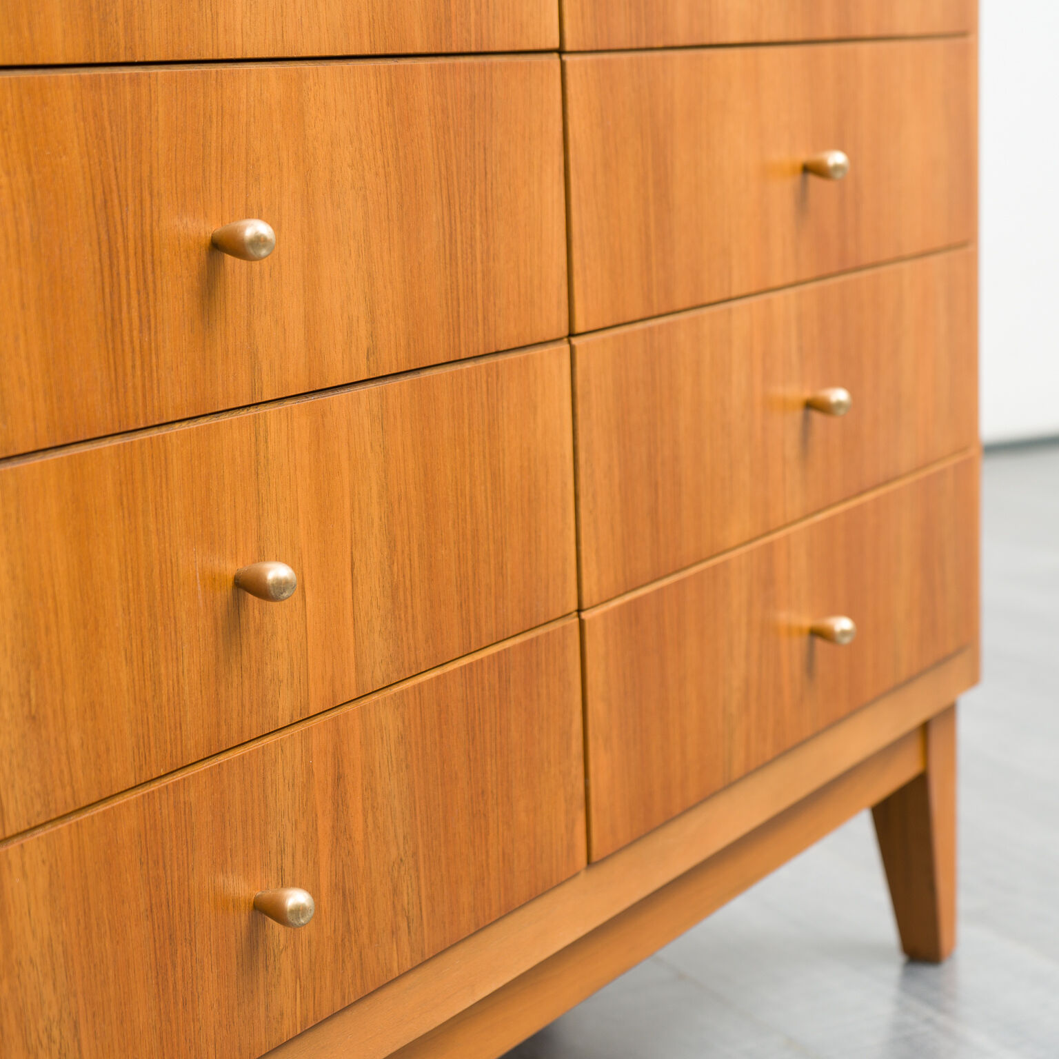 Drawer chest of drawers, 50s, restored