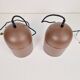 Vintage Uni Pendant Lamps by Vagn Dyring for Nordisk Solar, 1970s, Set of 2