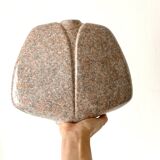 Virebent lens design vase with granite look, 1970s