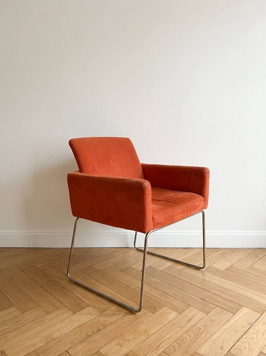 Retro Armchair BoConcept Orange Fabric