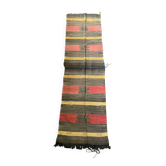 Long tapis berbère en sabra (soie végétale) marocain pouvant être divisé