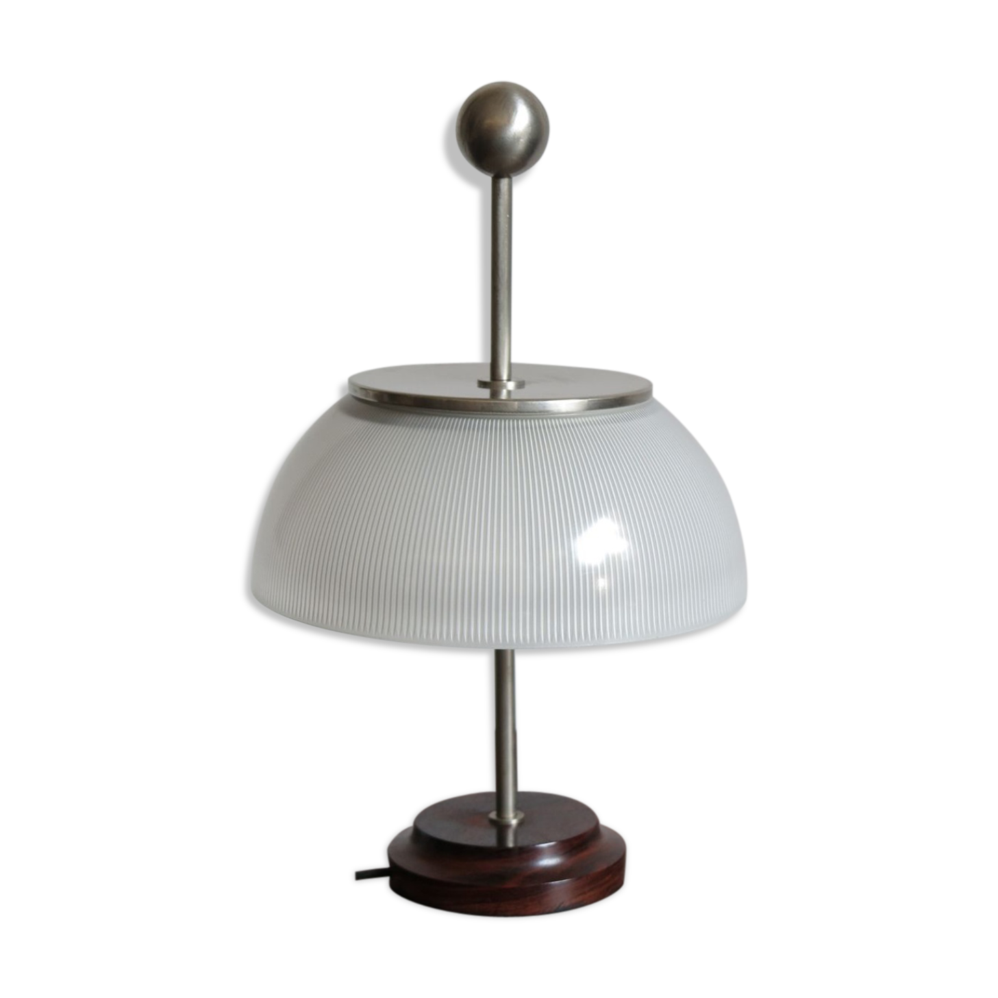Alfa rosewood desk lamp by Sergio Mazza for Artemide 1960s