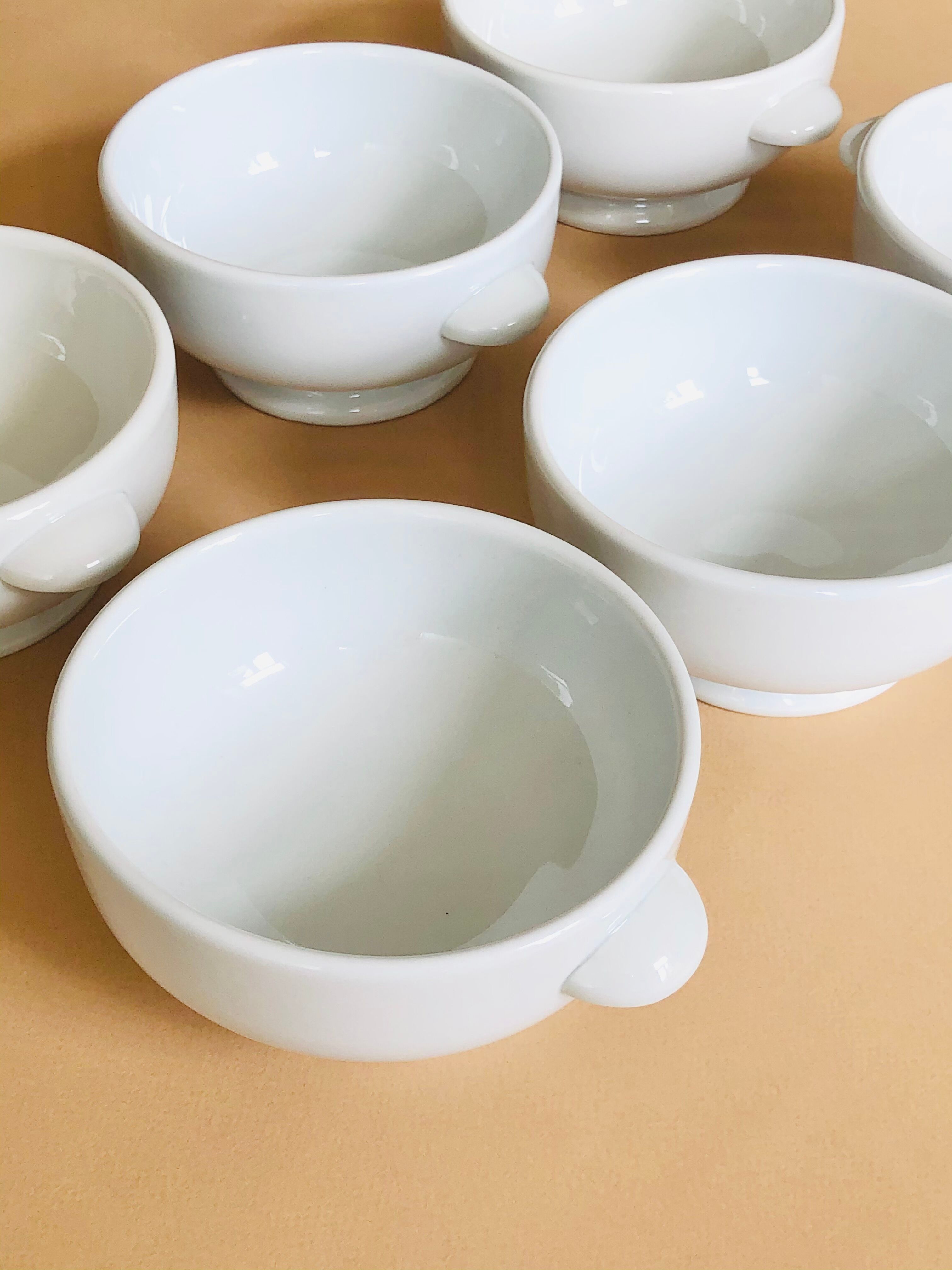 Ensemble de 6 bols en porcelaine Tradition CNP France