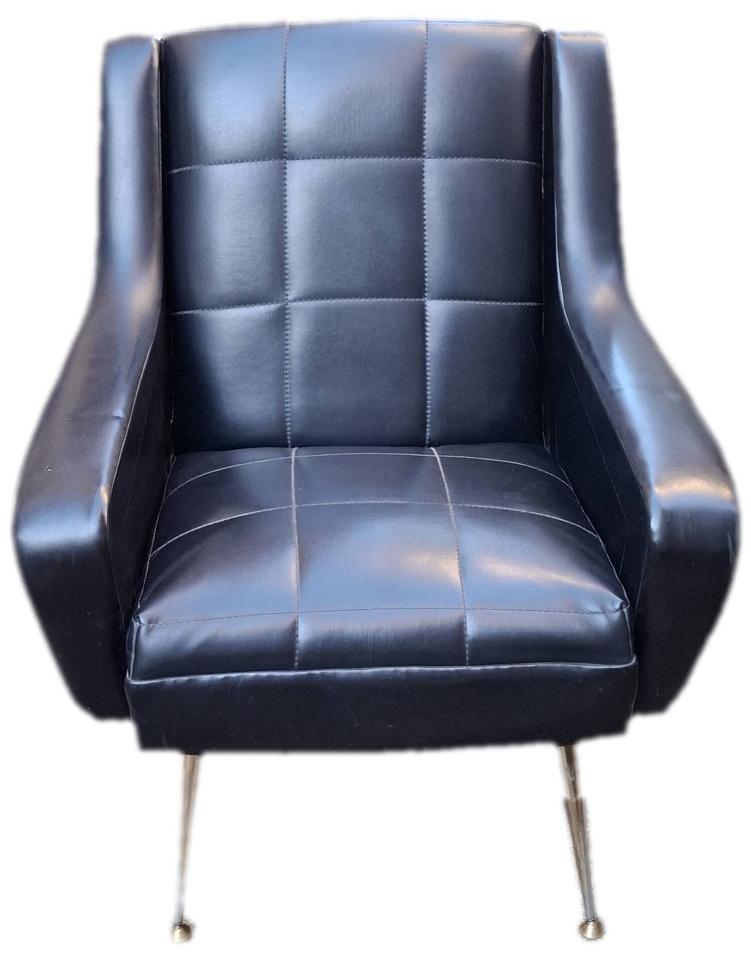 Set of 2 black Erton armchairs