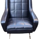 Set of 2 black Erton armchairs