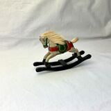 Small wooden horse toy
