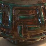 Terracotta teapot signed