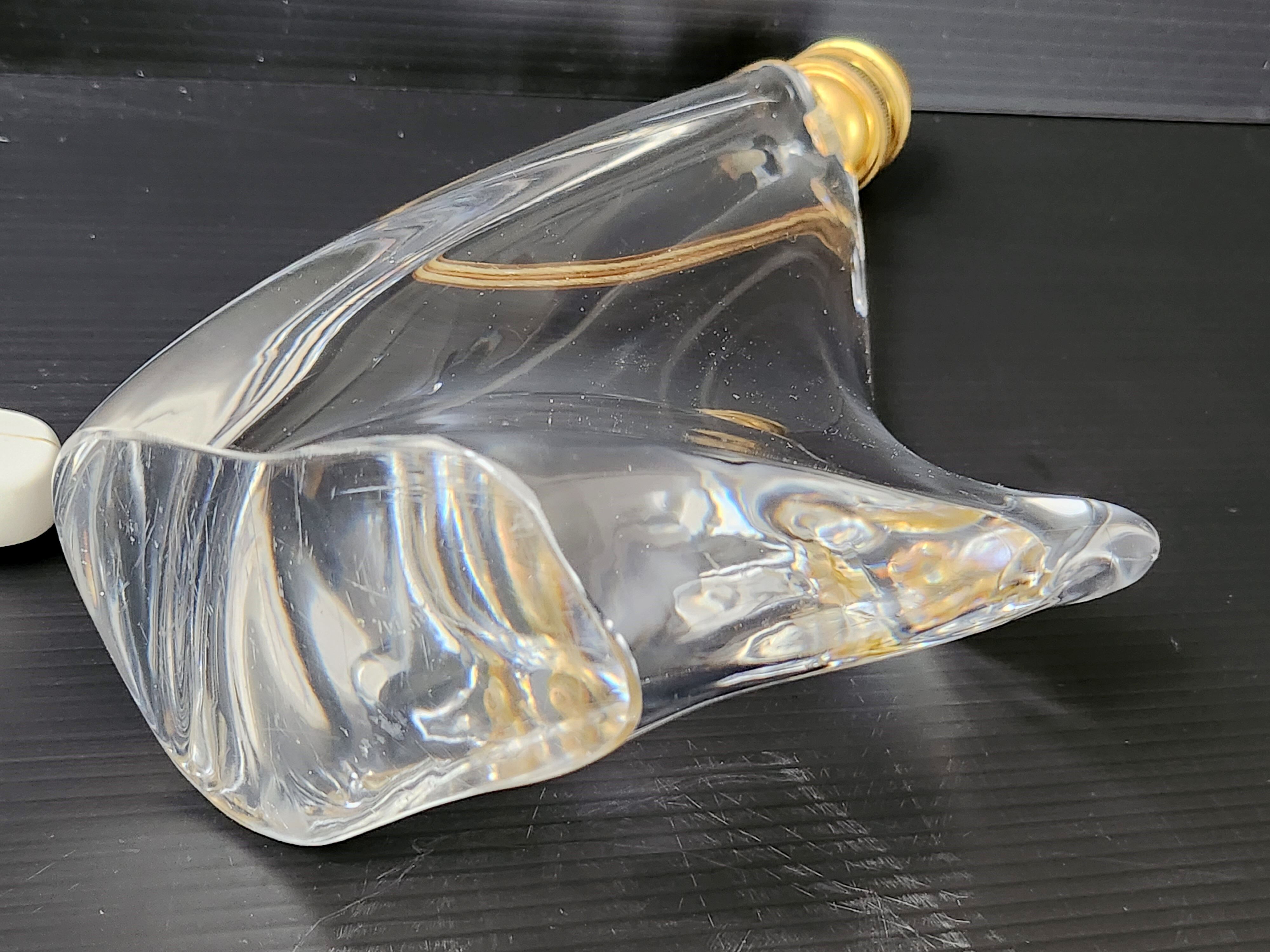 Vintage crystal lamp foot 1950