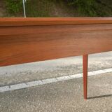 Scandinavian extendable teak table